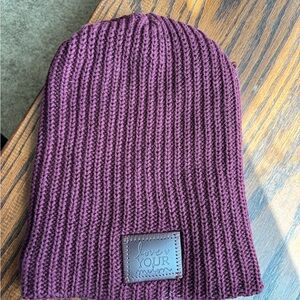 Love Your Melon Adults Maroon Beanie